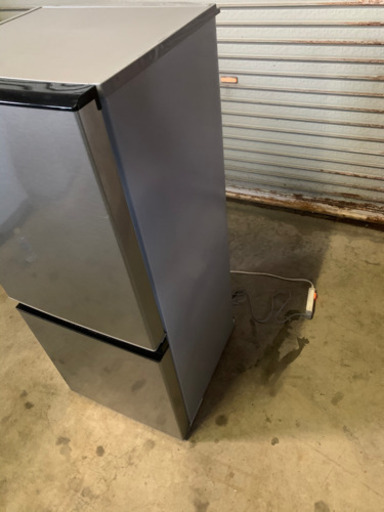 s0129-23 AQUAノンフロン冷凍冷蔵庫　AQR-J13H 126L 2019年製　割れ有