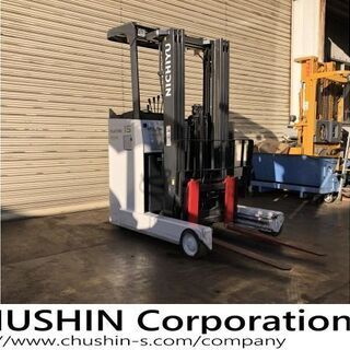 1.5トン　バッテリーフォークリフト　フルフリ　FSV　三段マスト　ハイマスト　1.5ｔ　4.5ｍ　ニチユ　FBRMW15-80-450MSF