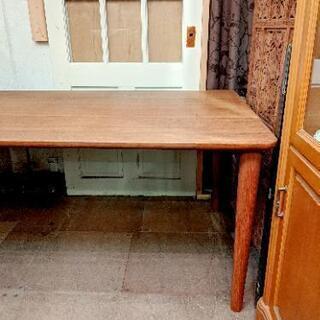 チーク　無垢材　ダイニングテーブル　チーク材　検　北欧　デンマーク　ビンテージ　ダニッシュ　青林製作所　家具蔵　日田工芸　Denmark テーブル　作業台　店舗　什器　インテリア　ミッドセンチュリー　木製　