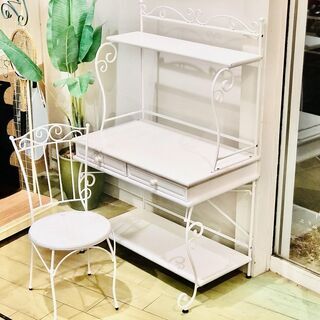 【トレファク花小金井店】JKプラン デスク･チェアセット ヨーロ...