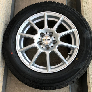 超超美品　ダンロップ　185/65R15 プリウス　4本スタッドレスタイヤ、ホイールセット　