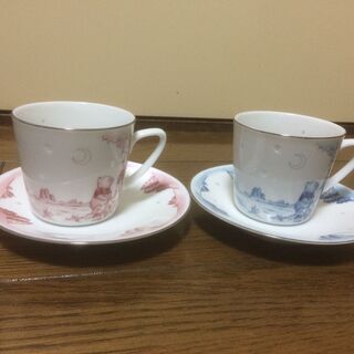 【無料】くまのプーさんのコーヒーカップ 2客 (2)