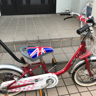 決まりました❣️ミニ　MINI  ミニクーパー　子供自転車　14インチ