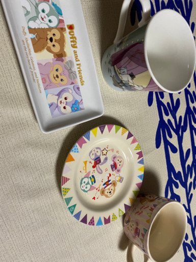 ダッフィー アンドフレンズ★コップ\u0026プレート
