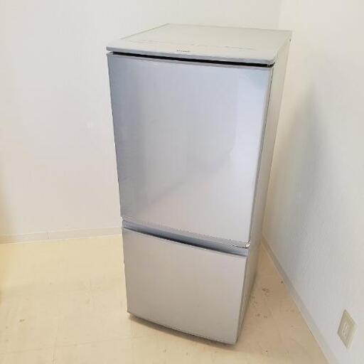 ■配送・設置可■2014年製 SHARP シャープ 2ドア 137L ノンフロン冷凍冷蔵庫 SJ-14Y-S