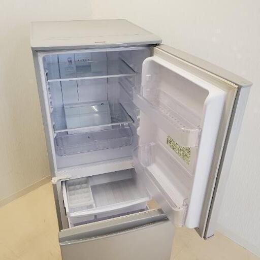 ■配送・設置可■2014年製 SHARP シャープ 2ドア 137L ノンフロン冷凍冷蔵庫 SJ-14Y-S
