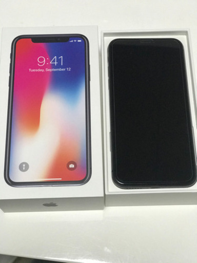 値下げしました!iPhone X 256GB SIMロック解除済 場所に寄っては届け
