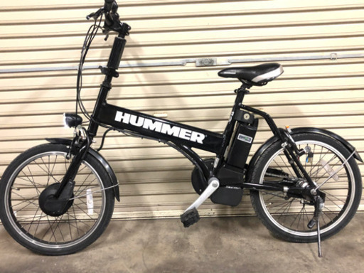 電動自転車☆フロントモーター ハイパワー HUMMER 折りたたみ電動自転車☆