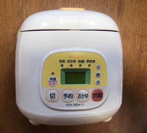 東芝マイコン保温釜 鍛造厚釜3合 RCK-5EM