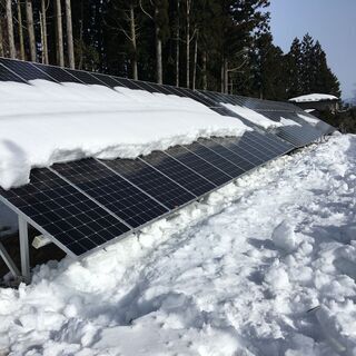 太陽光発電所の除雪作業他 - 盛岡市