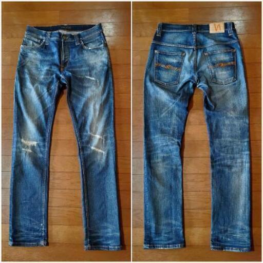 Nudie Jeans　THIN FINN PETER REPLICA N347 W29L32 ヌーディージーンズ　レプリカモデル