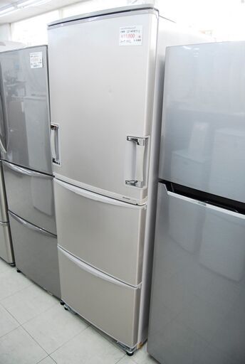 4613 シャープ ノンフロン冷凍冷蔵庫 SJ-WA35T-S 345L  3ドア どっちもドア 2011年製 幅60cm 高さ169cm 奥行66.5cm 愛知県岡崎市 直接引取可