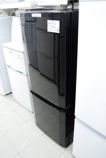 4618 三菱 ノンフロン冷凍冷蔵庫 MR-P15A-B 2ドア 146L 2016年製 静音設計 幅48cm 高さ121.3cm 奥行59.5cm 愛知県岡崎市 直接引取可