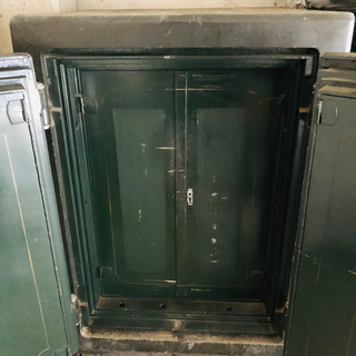 レトロ・アンティーク　骨董　大型金庫　インテリ観賞用　