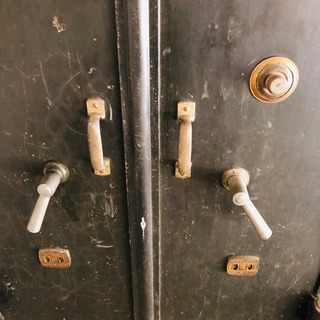 レトロ・アンティーク　骨董　大型金庫　インテリ観賞用　