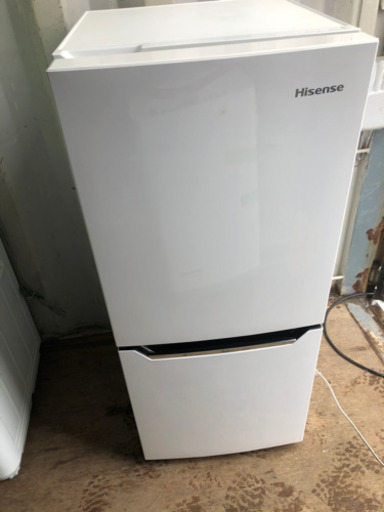 k0130-7 Hisense ハイセンス　2ドア　HR-D1301 冷凍冷蔵庫　130L 2016年