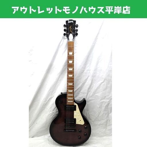 バーニー レスポールタイプ ジョーペリーモデル エアロスミス シースルーブラック BURNY RLG-55JP Super Grade FERNANDES 札幌市 平岸