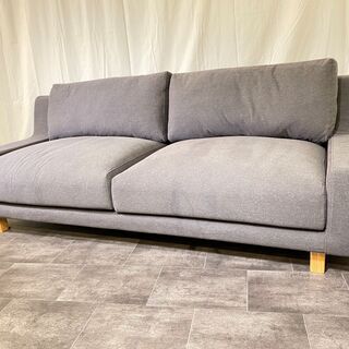 関家具 ソファ 2.5～3.0Pソファ ファブリック ネイビー系 中古品 関家具 ソファ 2.5～3.0Pソファ ファブリック ネイビー系 中古品
