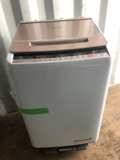 k0130-8 日立　HITACHI 洗濯機　BEAT WASH BW-V80C 8kg  2018年