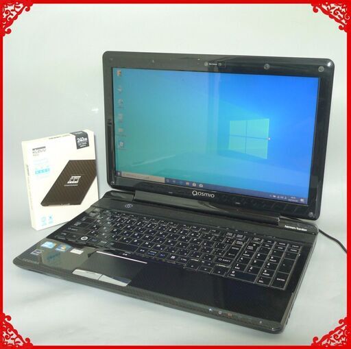 送料無料 新品SSD240GB 1台限定 ノートパソコン 中古良品 15.6型 東芝 T750/T8BD Core i5 8GB Blu-ray 無線 カメラ Win10 Office ブルー