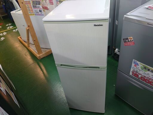 【店舗同時販売中】2015年製Eabitax2ドア直冷式冷凍冷蔵庫ER－147（HG）138L【店頭ご来店購入限定】
