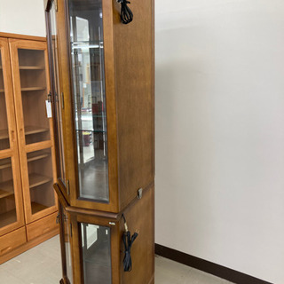 引取場所 南観音 カリモク コーナーキャビネット キュリオケース