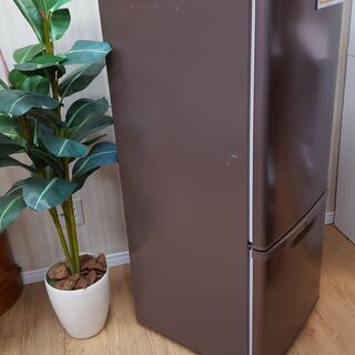 G4001　カード利用可能　Panasonic　2016年製　168L　2ドア冷蔵庫　ファン冷式　NR-B179W　側面小傷あり　送料A　家電　プラクラ南9条店・ G4001 カード利用可能 Panasonic 2016年製 168L 2ドア冷蔵庫 ファン冷