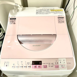 【売切れ】SHARP縦型洗濯乾燥機 ピンク ES-TX5A-P ...
