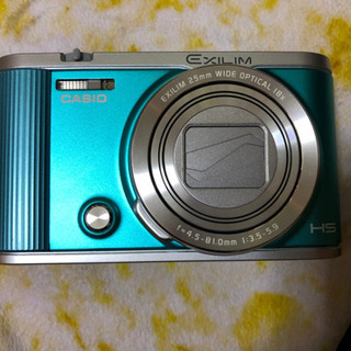 カメラ　コンデジ　zr1800 ブルー　美品　カシオ　CASIO