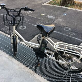 地域限定送料無料 ブリヂストン ジョシスワゴン 新基準 6AH 小径車 白 