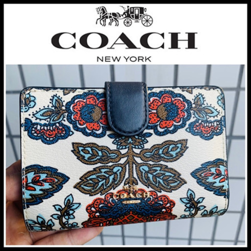 激レア□美品□COACH銀座購入□COACH コーチ 2つ折り財布 限定品 www