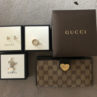 大幅値下げ！超お得！！GUCCIハート♥ダイヤ、シルバー