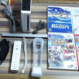 Wii本体＋ゲームソフト4種セット