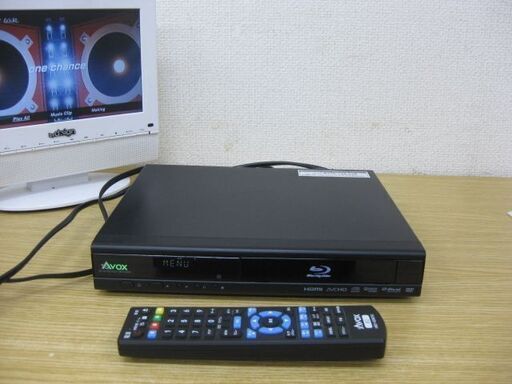 AVOX アボックス ブルーレイディスクプレーヤー HBD-0280(N) リモコン付