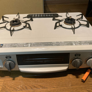 美品  ガスコンロ  LPガス プロパンガス  リンナイ  Rinnai  グリル未使用