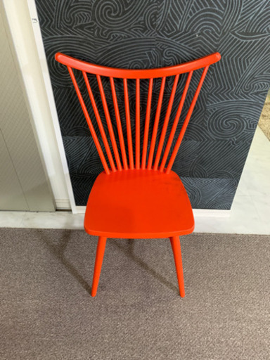 IKEA チェア　椅子　レッド　終売品