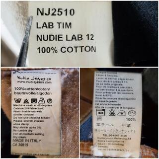 Nudie Jeans LAB TIM NUDIE LAB 12 W32L32 NJ2510 ヌーディージーンズ　