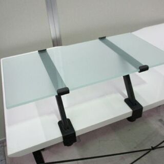 パソコンデスク 幅119.5㎝ PCデスク ミニテーブル付き 白/ホワイト 高さ74㎝ 札幌市東区 新道東店 パソコンデスク 幅119.5㎝ PCデスク ミニテーブル付き 白/ホワイト 高