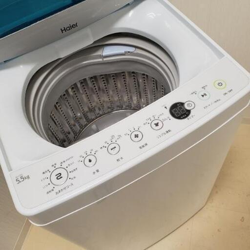 ■配送・設置可■2017年製 Haier ハイアール 5.5kg 全自動洗濯機 JW-C55A