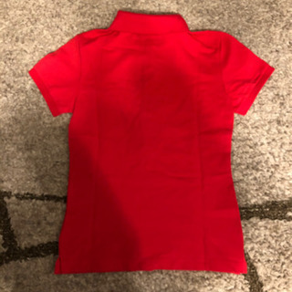 未使用 LACOSTE ポロシャツ 42 M 赤 レディース 