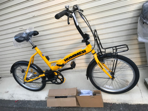 【値下げ！】未使用新品折り畳み電動アシスト自転車ハマーMG-HM20EB