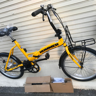 【値下げ！】未使用新品折り畳み電動アシスト自転車ハマーMG-HM20EB