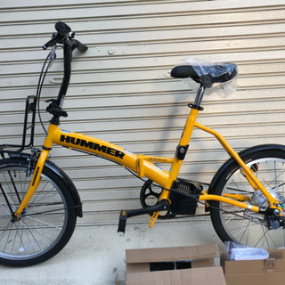 【値下げ！】未使用新品折り畳み電動アシスト自転車ハマーMG-HM20EB 自転車 折り畳み HUMMER 20インチ 電動 アシスト 折り畳み自転車