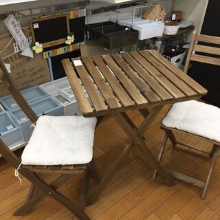 【トレファク鶴ヶ島店】IKEA ガーデンテーブルセット ASKH...
