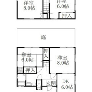 【訳アリ一戸建て４ＤＫ】現状のままで良ければ４万でお貸しします。...