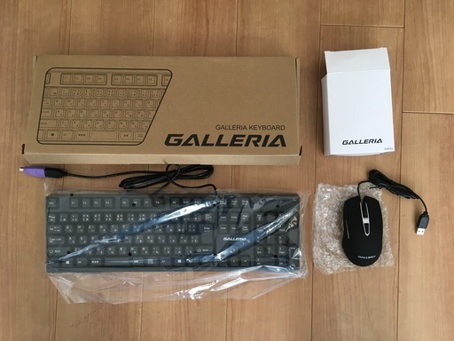 新品 Galleria ガレリア Keyboard キーボード Gk 6260 Mouse マウスglm 02 セット Jackjack 千歳船橋の周辺機器の中古あげます 譲ります ジモティーで不用品の処分