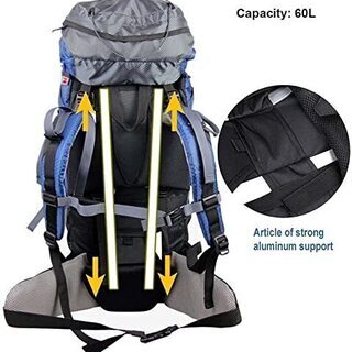 CREEPER　登山バッグ キャンプバックパック 超大容量 ナイロン 防水 60 登山バッグ キャンプバックパック 超大容量 ナイロン 防水 60L