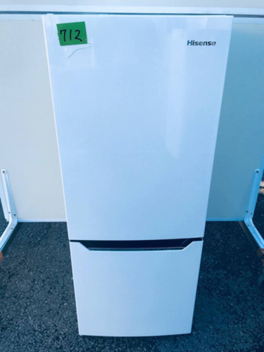 ✨高年式✨712番 Hisense✨2ドア冷凍冷蔵庫✨HR-D15C‼️
