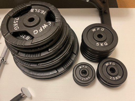 ホームトレーニング アジャスタブルベンチ ウェイトまとめて - 東京都  