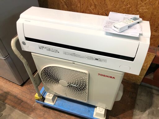 【動作保証60日付】TOSHIBA 2020年 2.2kw 6畳用 ルームエアコン RAS-G221M 【管理KR157】